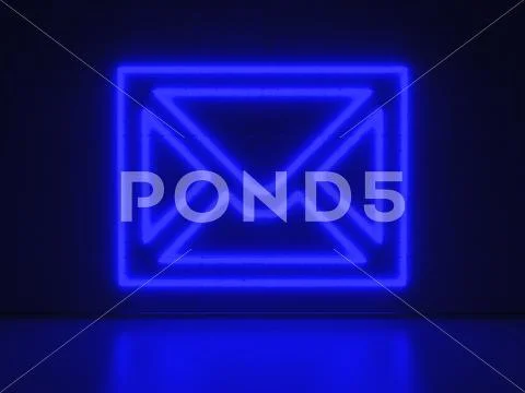 Letter - series neon signs Stock Illustration