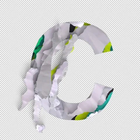 Letter Shred C Stock Footage 293925433