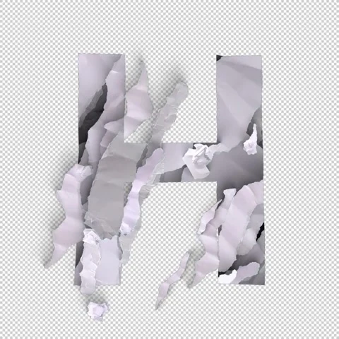 Letter Shred H Stock-Footage 293928510