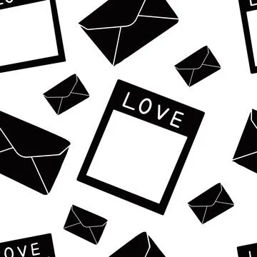 Letter Silhouette Illustrazione stock