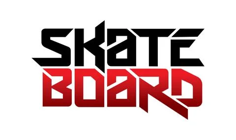 Letter skate board design vector Stock Illustration