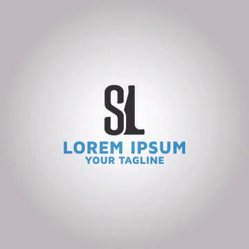 Letter SL Initial SL Logo design idea and inspiration Stock Illustration