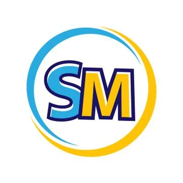 Letter SM icon Stock Illustration