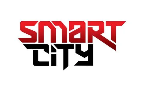 Letter smart city design vector Stock Illustration
