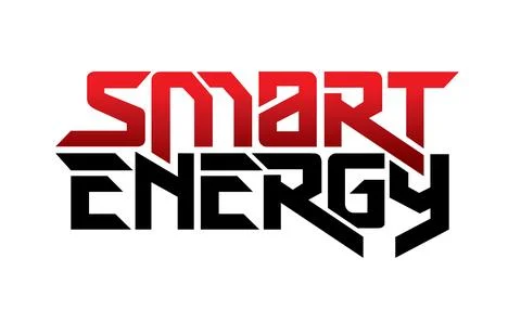 Letter smart energy design vector Stock Illustration