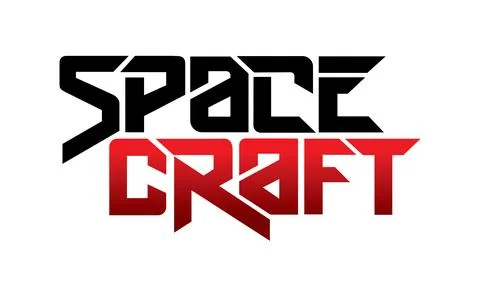 Letter space craft design vector Stock Illustration