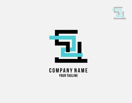 Letter SRT logotype on white background in vector illustration Stock Illustration