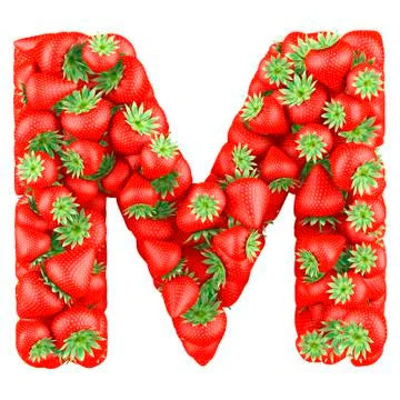 Letter of Strawberry Illustrazione stock