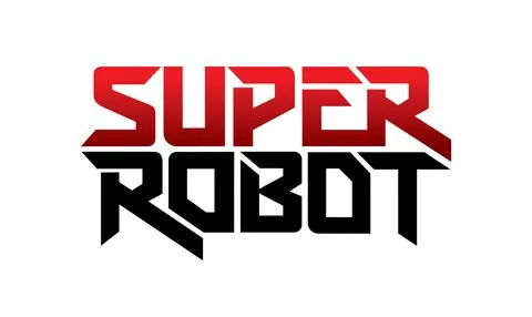 Letter super robot design vector Stock Illustration