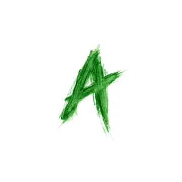 Letter a symbol vector illustration Stock Illustration