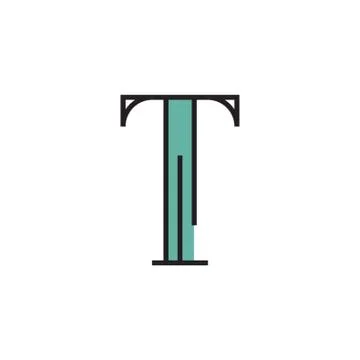 Letter t Stock Illustration