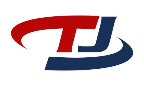 Letter T J Stock Illustration