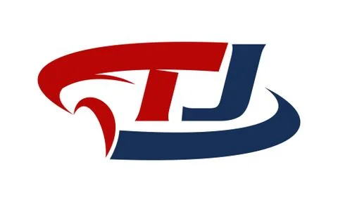 Letter T J Stock Illustration