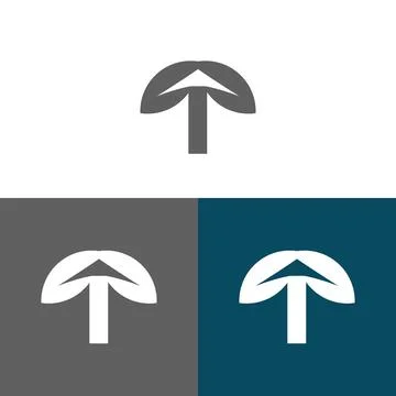 Letter T logo design concept Illustrazione stock