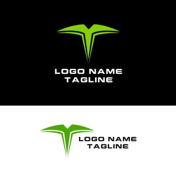 Letter T logo design vector Illustrazione stock