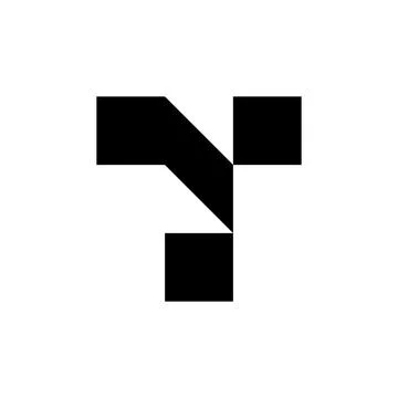 Letter T logo Illustration