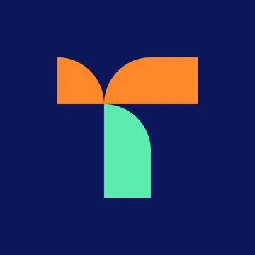 Letter T logo Stock Illustration