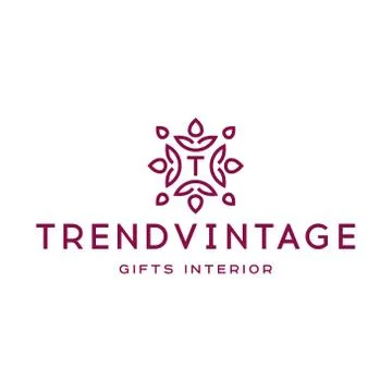 Letter T Monogram pattern trendy vintage logos vector quality art Stock Illustration