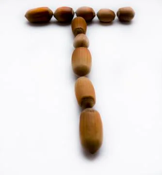 Letter t. Foto stock