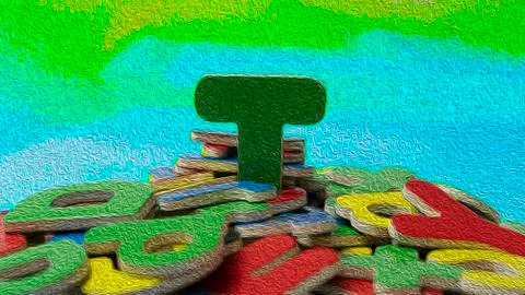 Letter T Stock Photos