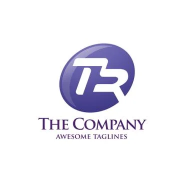 Letter TR Logo Stock Illustration