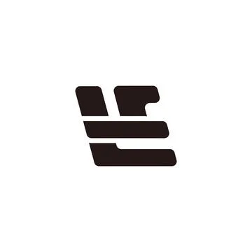 Letter tr stripes motion fast logo vector Stock Illustration