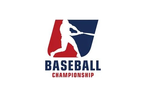 Letter U with Baseball Logo Design. Vector Design Template Elements for Spo.. イラスト素材