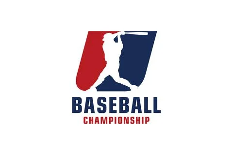 Letter U with Baseball Logo Design. Vector Design Template Elements for Spo.. Stock Illustration
