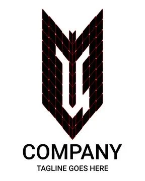 Letter "u" Construction vectors logo. Creative Vector Logo Design House, Bu.. Ilustración de archivo