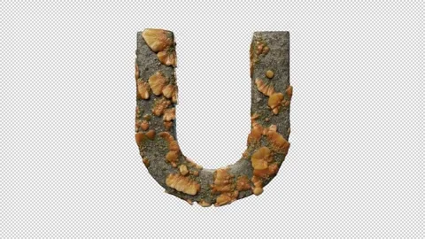 Letter U Stock Footage 306261269