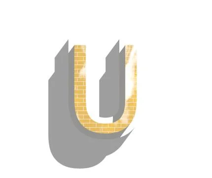 Letter U Stock Illustration