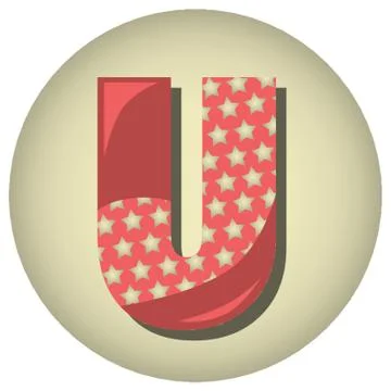 Letter U Stock-Illustration