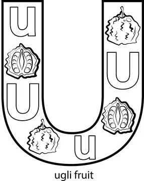 Letter U Stock Illustration