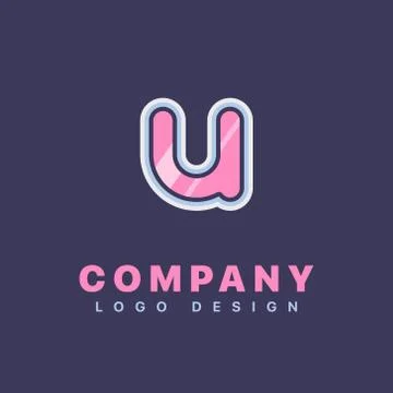Letter U logo design template. 스톡 일러스트