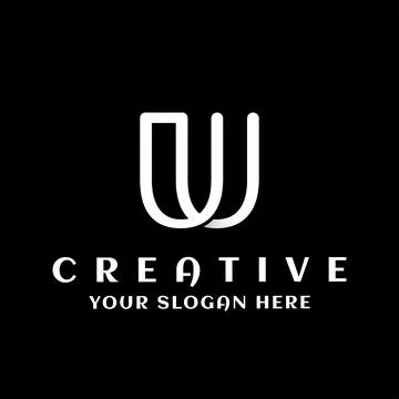Letter U logo design Template. Initial U letter logo. Usable for Business Stock Illustration