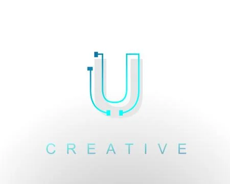 Letter U logo Stock Illustration