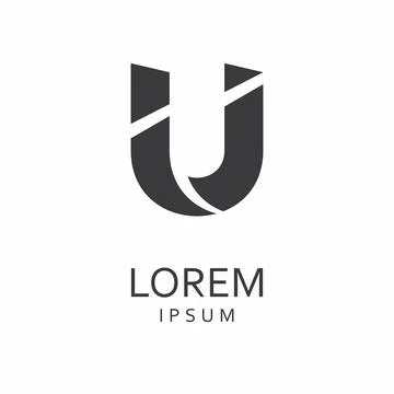 Letter U logo Stock Illustration