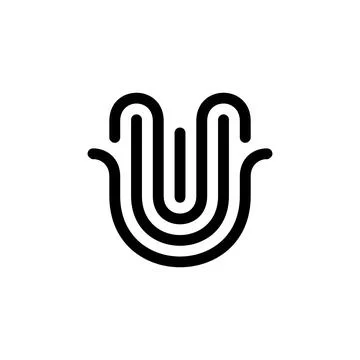 Letter U logo Stock Illustration