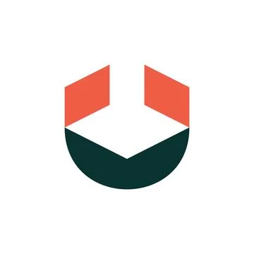 Letter U logo Stock Illustration