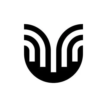 Letter U logo Stock Illustration