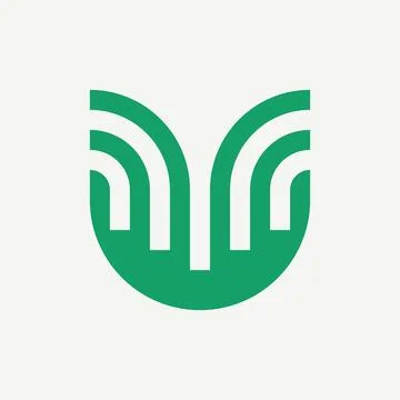 Letter U logo Stock Illustration