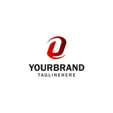 Letter U spin rotation logo design concept template Stock Illustration