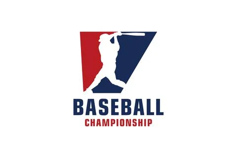 Letter V with Baseball Logo Design. Vector Design Template Elements for Spo.. 스톡 일러스트