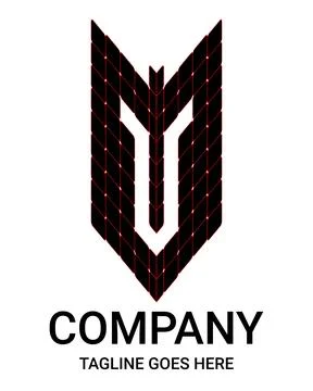 Letter "v" Construction vectors logo. Creative Vector Logo Design House, Bu.. Stock Illustration
