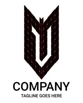 Letter 'v' Construction vectors logo. Creative Vector Logo Design House, Bu.. Ilustración de archivo