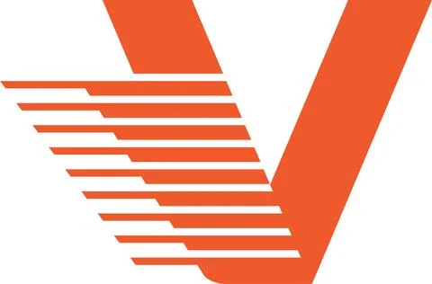 Letter v creative logo template Stock Illustration