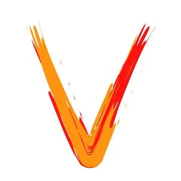Letter V Stock Illustration