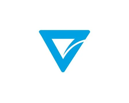 Letter V logo  design abstract Stock Illustration