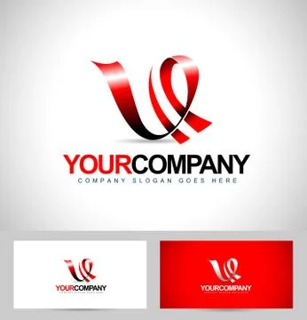 Letter V Logo design Stock Illustration