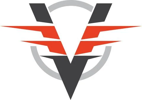 Letter v logo design template vector illustration Stock Illustration